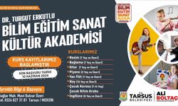 Tarsus’ta yapay zeka ve sanat kursları başladı