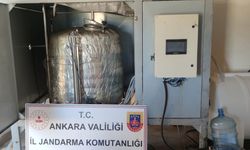 Ankara'da 5 bin 760 litre etil alkol ele geçirildi