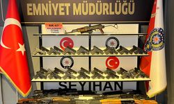 Adana'daki denetimlerde ruhsatsız 77 silah ele geçirildi