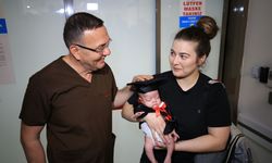 Antalya’da 755 gram doğan bebek 92 gün sonra taburcu edildi