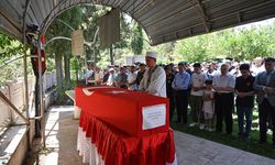 Isparta'da hayatını kaybeden gazi, törenle son yolculuğuna uğurlandı