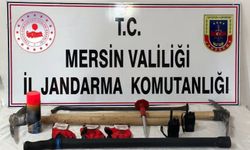 Mersin'de kaçak kazı yapan 3 şüpheli yakalandı