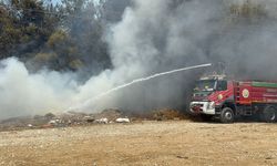 Antalya'da yerleşim yerleri yakınında yangın çıktı