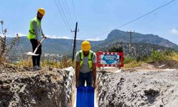 MESKİ’nin, Silifke’de başlattığı içme suyu iletim hattı çalışmaları sürüyor