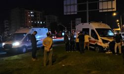 Çorum'da ambulansla otomobil çarpıştı