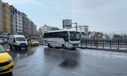 İstanbul'da bazı bölgelerde yağış etkili oldu