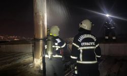 Fabrikanın çatı katında yangın çıktı