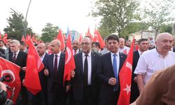 15 temmuz Demokrasi ve Milli Birlik günü etkinlikleri kapsamında kortej yürüyüşü