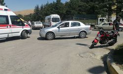 Isparta’da otomobil ile motosiklet çarpıştı: 1 yaralı