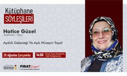 Kütüphane Söyleşileri’nin Konuğu Yazar Hatice Güzel Olacak!