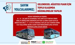 Geleneksel Ağustos Fuarı İçin Toplu Ulaşımda Düzenlemeler Yapıldı