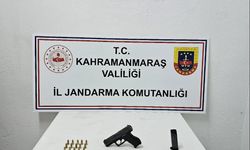 Afşin’de Ruhsatsız Tabanca Ele Geçirildi