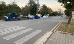 Afşinbey Caddesi'nde Maddi Hasarlı Trafik Kazası