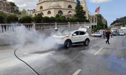 Hatay'da seyir halindeki cipte çıkan yangın söndürüldü