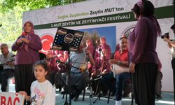 Mut Zeytin ve Zeytinyağı Festivali'nde "şalvarlı kadınlar korosu" sahne aldı