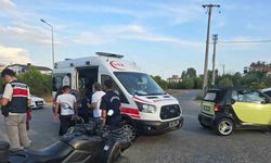 Manavgat’ta ATV ile otomobil çarpıştı: 1 yaralı