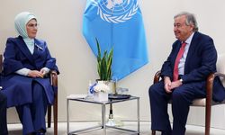 Emine Erdoğan, BM Genel Sekreteri Guterres'le görüştü