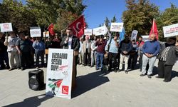 İsrail'in Filistin ve Lübnan'a yönelik saldırıları Burdur'da protesto edildi