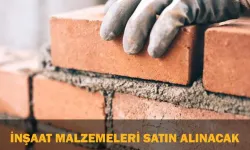 Muhtelif İnşaat Malzemesi Satın Alınacak