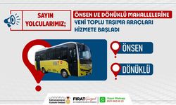 Önsen ve Dönüklü’ye Yeni Toplu Taşıma Araçları Hizmete Başladı