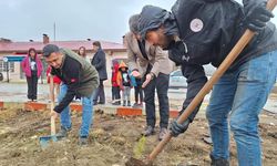 Afşin’de Öğretmenler Günü Anısına Fidan Dikildi