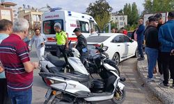 Manavgat’ta motosikletler çarpıştı: 1 yaralı