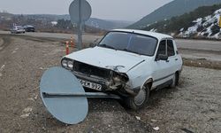 Afşin'de Tek Taraflı Trafik Kazası: 1 Yaralı