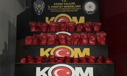 Adana'da 96 kilogram kaçak nargile tütünü ele geçirildi