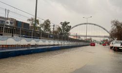 Aksu'da sağanak etkili oldu