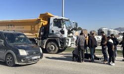 Hatay'da hafriyat kamyonunun çarptığı yaya ağır yaralandı