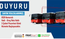 Şehir Merkezinde Yeni Toplu Taşıma Hattı Hizmete Başlıyor