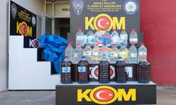 Adana'da 750 litre sahte içki ele geçirildi