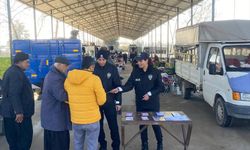 Osmaniye'de polis ekipleri dolandırıcılık olaylarına karşı bilgilendirme yaptı