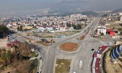 Kahramanmaraş’ta yol ve kavşak çalışmaları