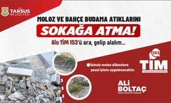 Tarsus Belediyesi, budama ve moloz atıklarını topluyor