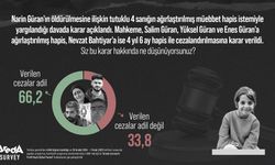 Araştırma: Türk Halkının Yüzde 66,2’si Narin Güran Davasında Verilen Cezaları Adil Buluyor