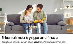 Samsung Windfree™ Klimalarda Erken Alıma 6 Yıl Garanti Kampanyası