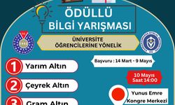 Üniversite Öğrencilerine Özel Ödüllü Bilgi Yarışması Başlıyor