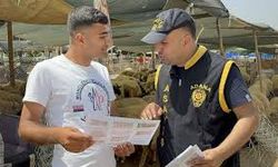 Adana'da polis, kurbanlık satıcılarına hırsızlık ve dolandırıcılık uyarısı yaptı
