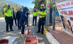 Akseki'de trafik haftası kapsamında etkinlik düzenlendi