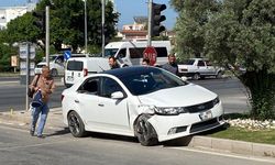 Antalya'da meydana gelen kazada 1 polis yaralandı