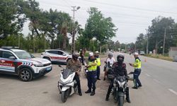 Antalya'da motosiklet sürücülerine yönelik denetim yapıldı