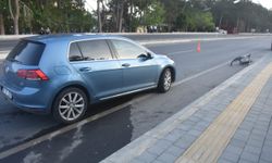 Mersin'de otomobilin çarptığı bisikletli çocuk ağır yaralandı