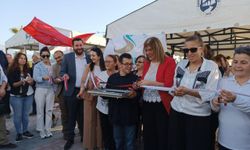Samandağ'da kadın emeği pazarı açıldı