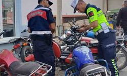 Eğirdir’de motosiklet denetimlerinde iki sürücüye 3 bin 160 TL para cezası