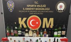 Isparta’da 125 litre sahte içki ele geçirildi