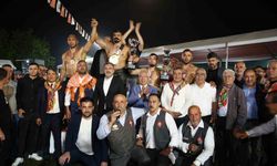 Serik’te Başpehlivan Cengizhan Şimşek oldu