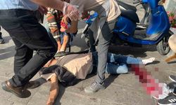 Serik’te bıçaklı kavgada 1 kişi yaralandı
