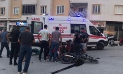 Tırla çarpışan motosikletin sürücüsü ağır yaralandı