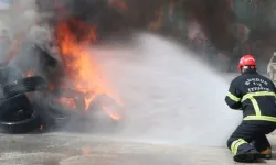 Burdur'da 96 itfaiyeciye temel itfaiyecilik ve arama kurtarma eğitimi verildi